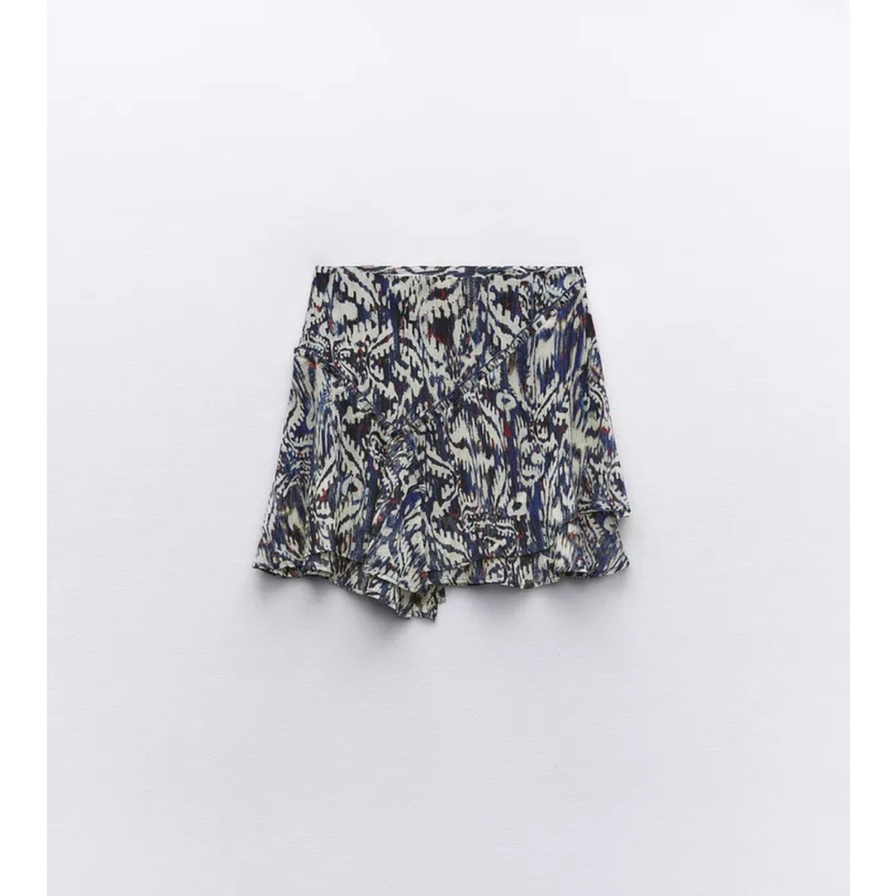 Zara Printed Mini Skirt NWT